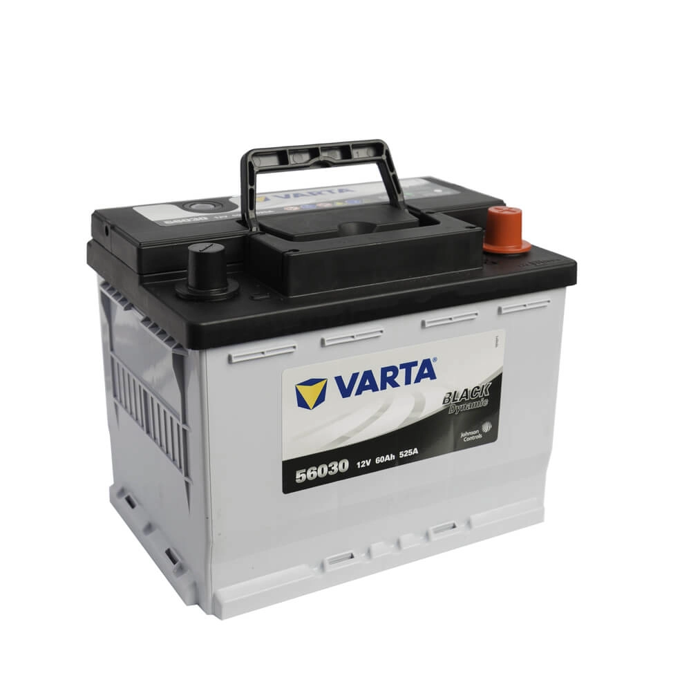56030-3 Ắc quy Varta 12V 60AH DIN 56030 MF7091 - Ảnh 1